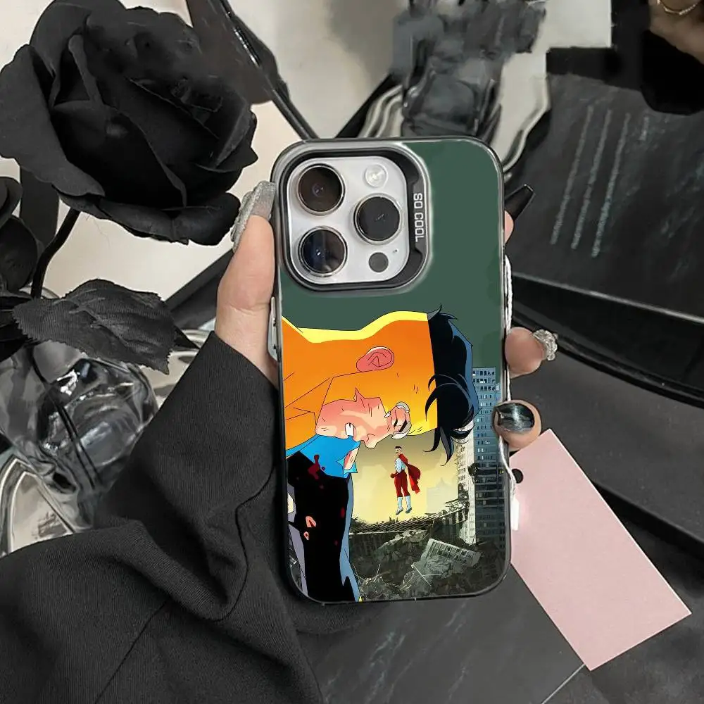 Manga I-Invincible-s Phone Case For IPhone 16 17 15 14 12 13 Pro Max Black Color Shockproof Cover