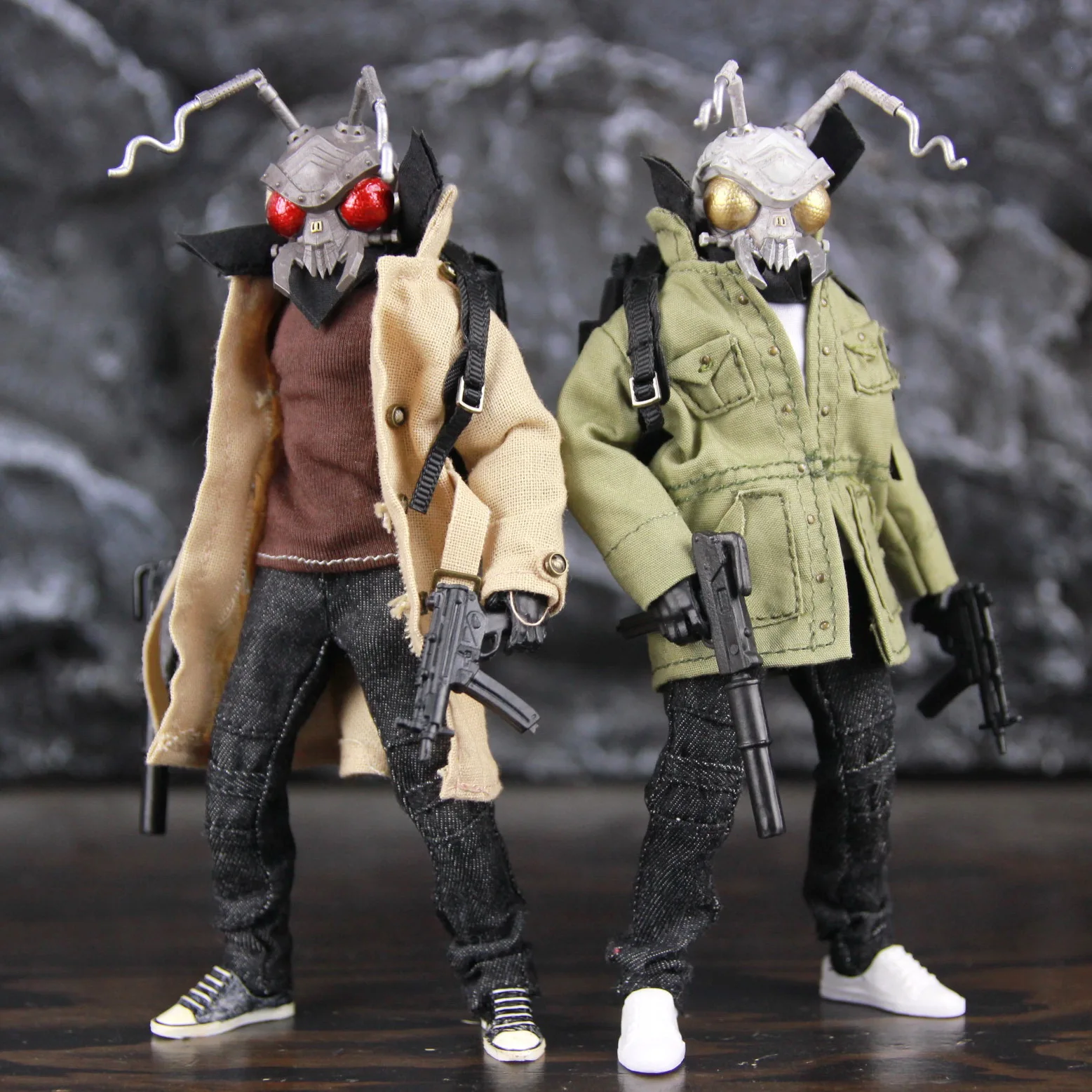 

Agent Ant Killer Cyberpunk AI Mechanics Assassin 6" Action Figure White Dark Mechanical Ants Clothes 1/12 1:12 one:12 Toys Doll