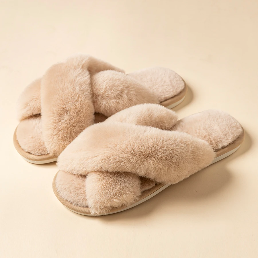 أزياء النساء النعال الربيع والخريف داخلي الصليب لطيف مريح رائعة لينة أسفل النعال المنزل عارضة #1