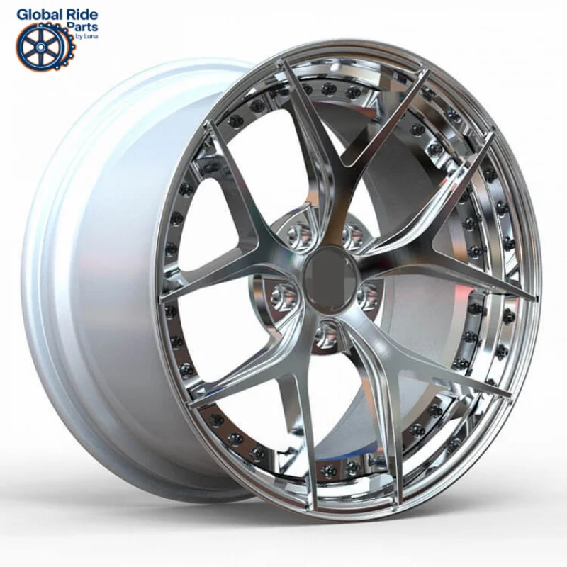 

Подходит для BMW M52 M 2 M3 M5, полировка средней пластины, 19-дюймовый двухсекционный кованый автомобильный модифицированный обод, трансграничный