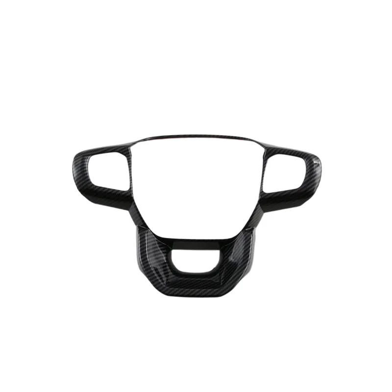 

Car Steering Wheel Cover Trim For Ford Ranger Everest 2023+ Car Central control Accessories Carbon Fiber
