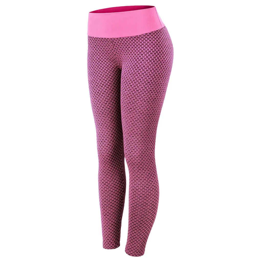 

High Waist Yoga Legging Women Sports Pant Cloth Elastic Fitness Trouser M