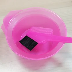 Hair Dyeing Bowl Barber's Ironing Tools Baked Cream Mixing Bowl Pink Large Household Hair Dye Mixing Bowl Hair Dyeing Tools