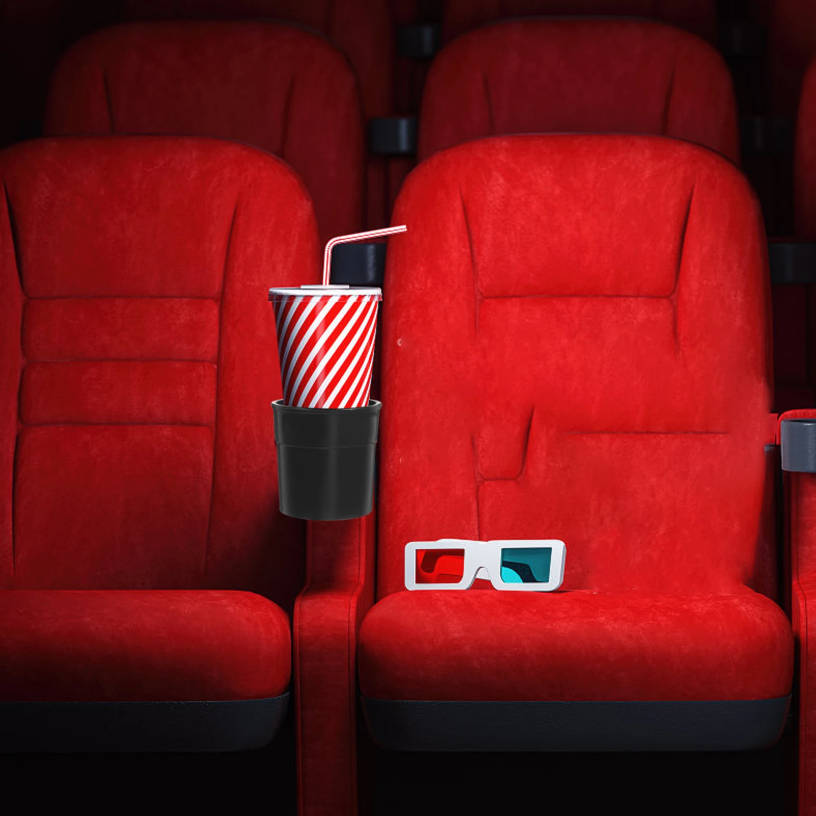 

Compact Milk Bottle Rack Chair Drink Holder Secure Storage for Coffee Cup Water Bottle Park Accessories