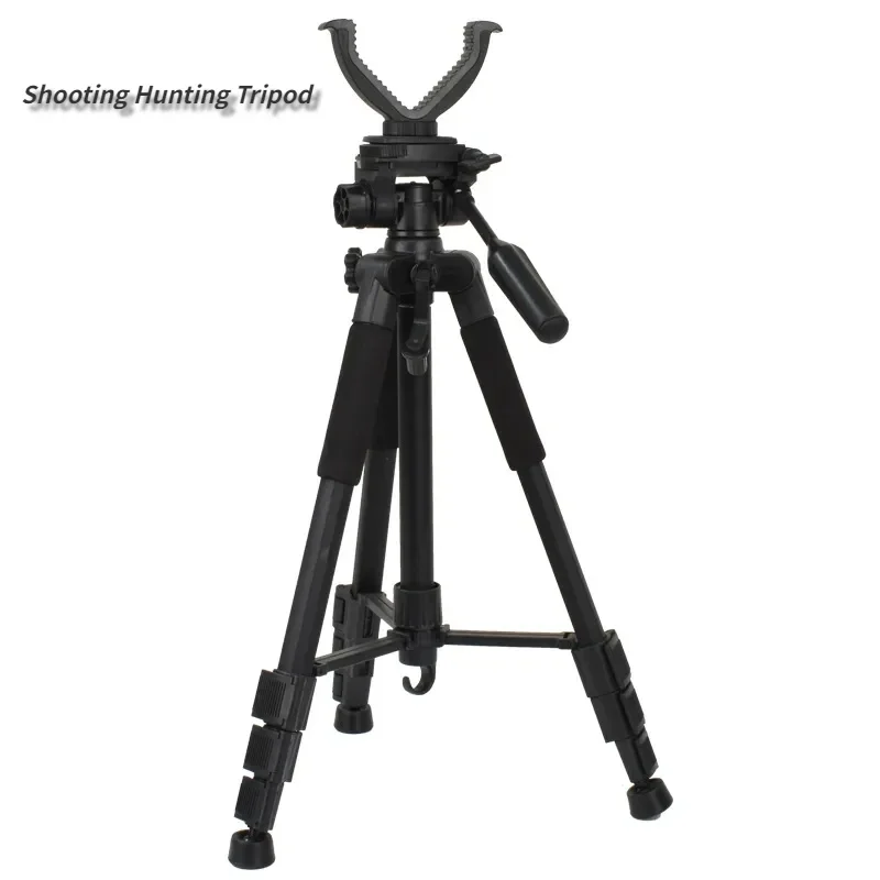 Shooting Hunting Tripod Professional Aluminum Shooting Stick Camera Adjustable Height Rest for Shooting Outdoors