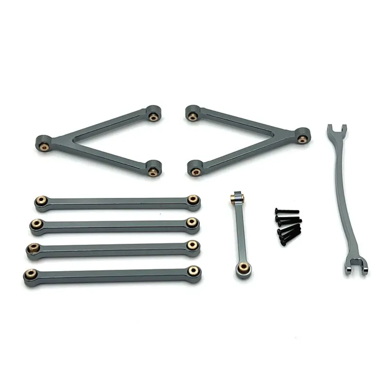 FMS 1/24 FCX24M Camel Cup D110 Land Rover Defender Range Rover Discovery télécommande pièces d'assemblage en métal gris