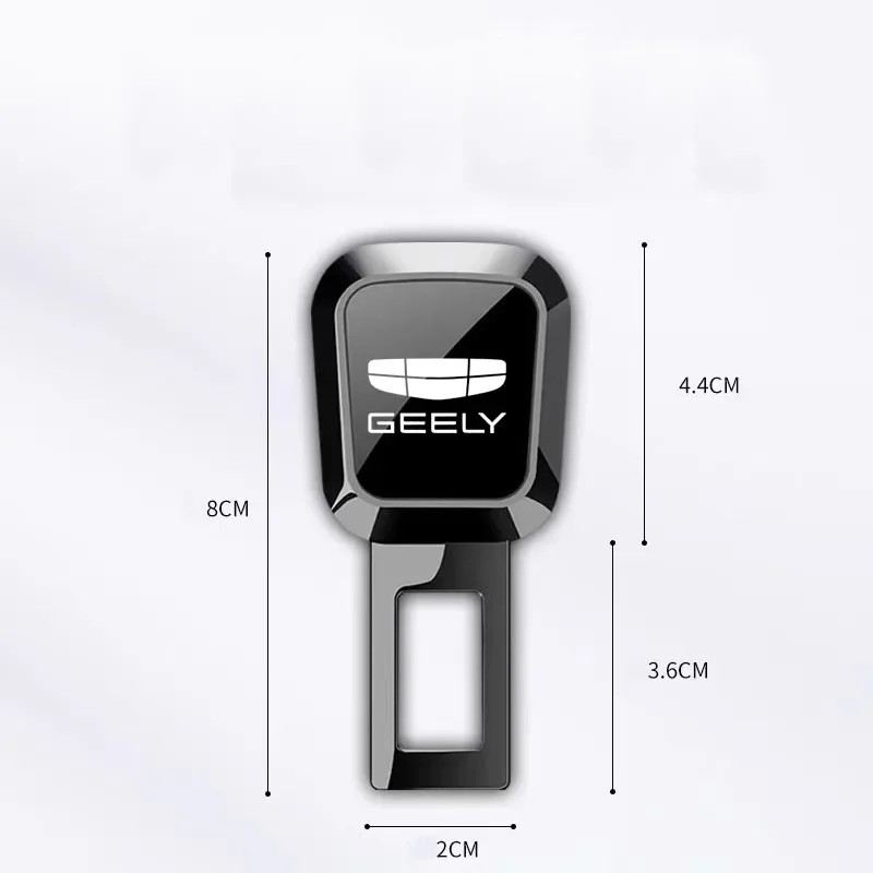 لجيلي GC6 GC9 EMGRAND اكسسوارات السيارات حزام أمان السيارة تمديد المكونات مشبك حزام الأمان كليب قابل للتعديل موسع