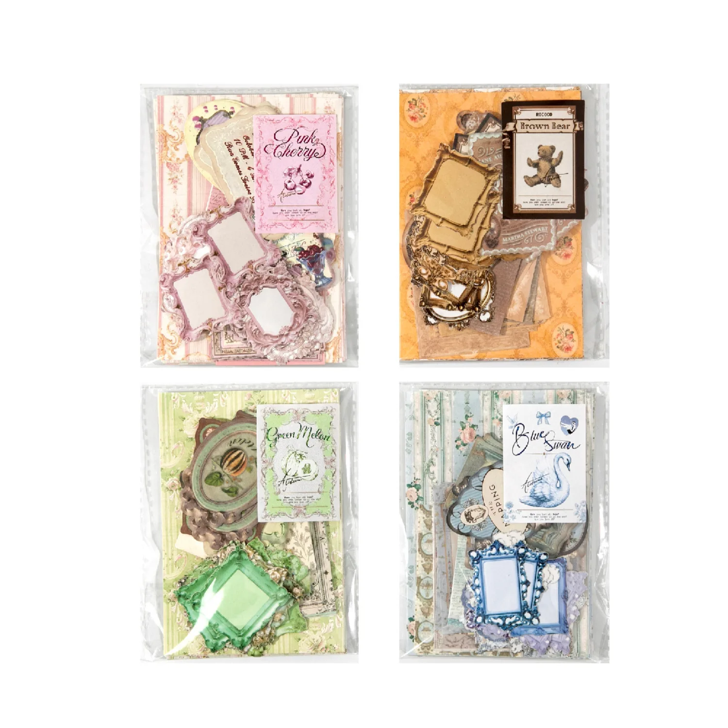 

Набор из 4 блокнотов для заметок: декоративная бумага для скрапбукинга и оформления дневников