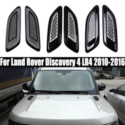 2PCS Car Exterior Hood Air Vent Outlet Wing Trim For Land Rover Discovery 4 5 Range Rover Evoque Discovery Freelander