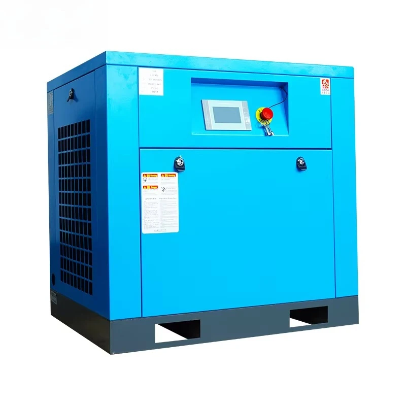 Industrial Screw Air Compressor 22KW 8Bar Customized Voltage Energy-Saving Air Compressor for Mining Construction