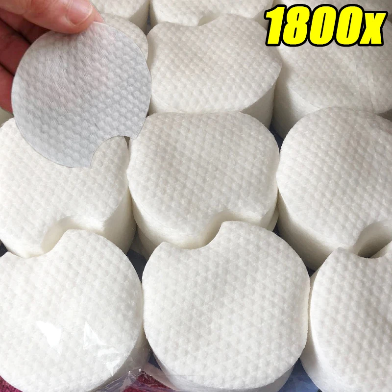 

300/1800pcs Missing Corner Pearl Pattern Makeup Remover Cotton Face Premium Cotton Paddings Daily Facial Cosmetic Cleansing