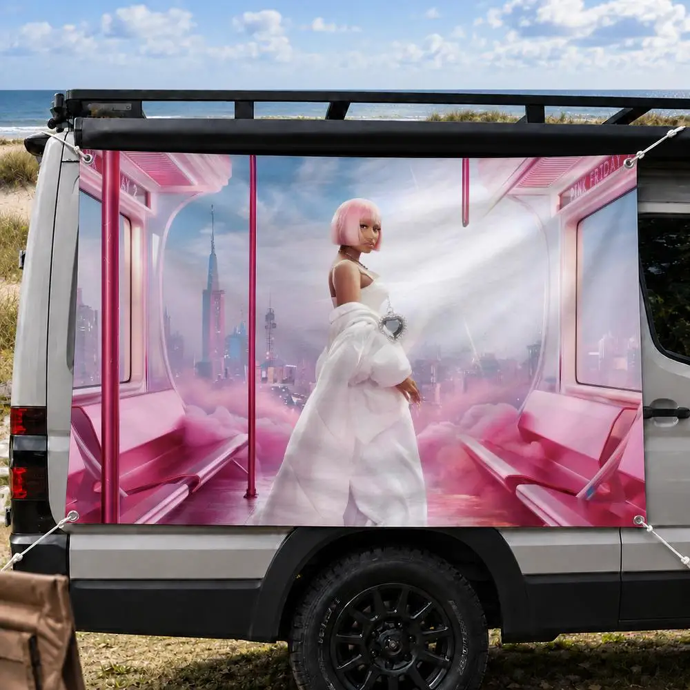Nicki Minaj Female Rap Singer Flags Decorative Banners Suitable For Outdoor Camping Family Parties And Garden Walls Gift