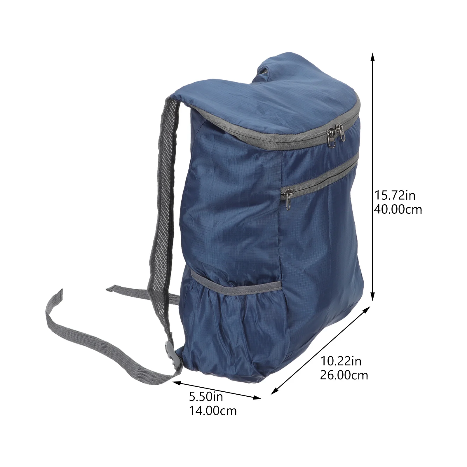 حقيبة ظهر مقاومة للماء بسعة كبيرة وخفيفة الوزن وقابلة للطي للرياضات الخارجية والمشي لمسافات طويلة والتخييم وحقيبة سفر لمفاتيح بنك الطاقة للهواتف الذكية #5
