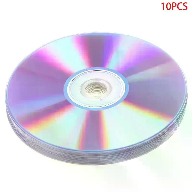 10Pcs 3724/3725 CD-R Blank Discs Recordable Compact Disc 700MB/80min/52x CD-R BLANK Discs 4.7GB/120min/16x