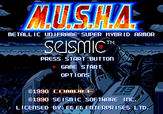 MUSHA 16bit MD Game Card For 16 Bit Sega MegaDrive Genesis Consoles