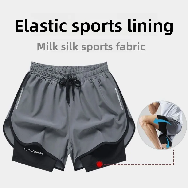 Men Swim Trunks 2026 Quick Dry Anti Embarrassment Breathable Square Cut Beach Shorts Swimming Gear image 2