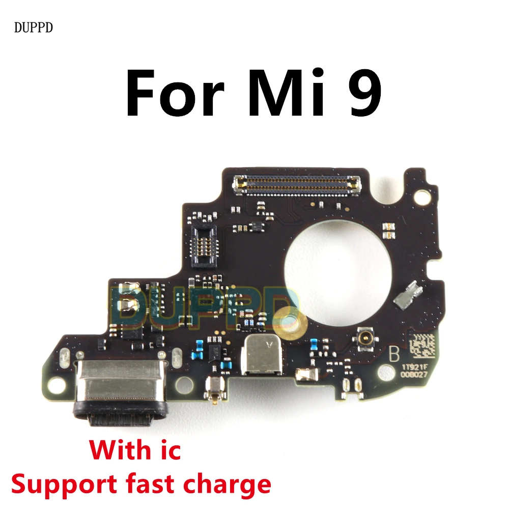 

For Xiaomi Mi 9 Mi9 Dock Connector USB Charger Charging Port Flex Cable Board With Microphone Replacement M1902F1G