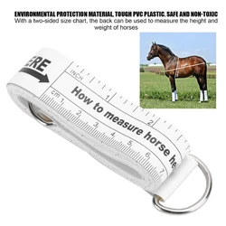 Measure Horse & Pony Height & Weight Tape 2.5 M/ 98 In Easy Measure Animal Measure Tape Flexible M4YD