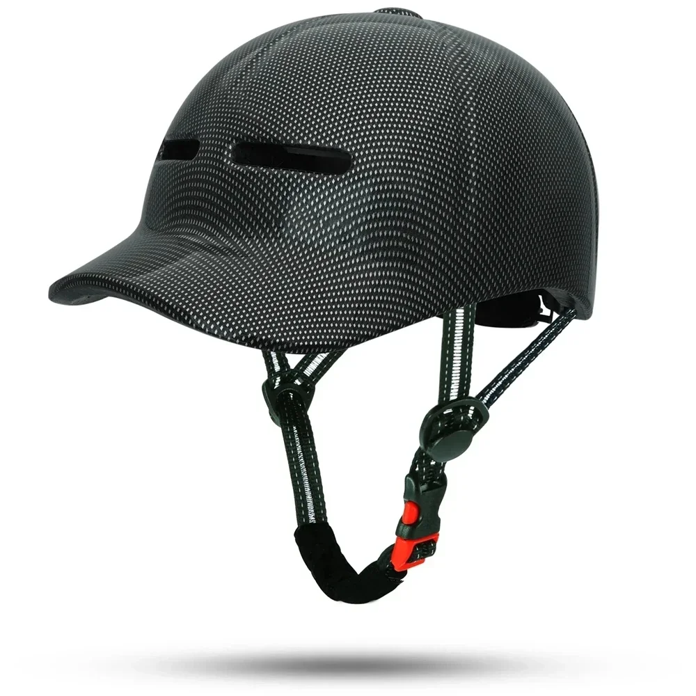 New Bicycle Baseball Cap Helmets Motocross Electric bike Scooter Cycling Safety Helmet with Adjustable Strap for Adult Men Women