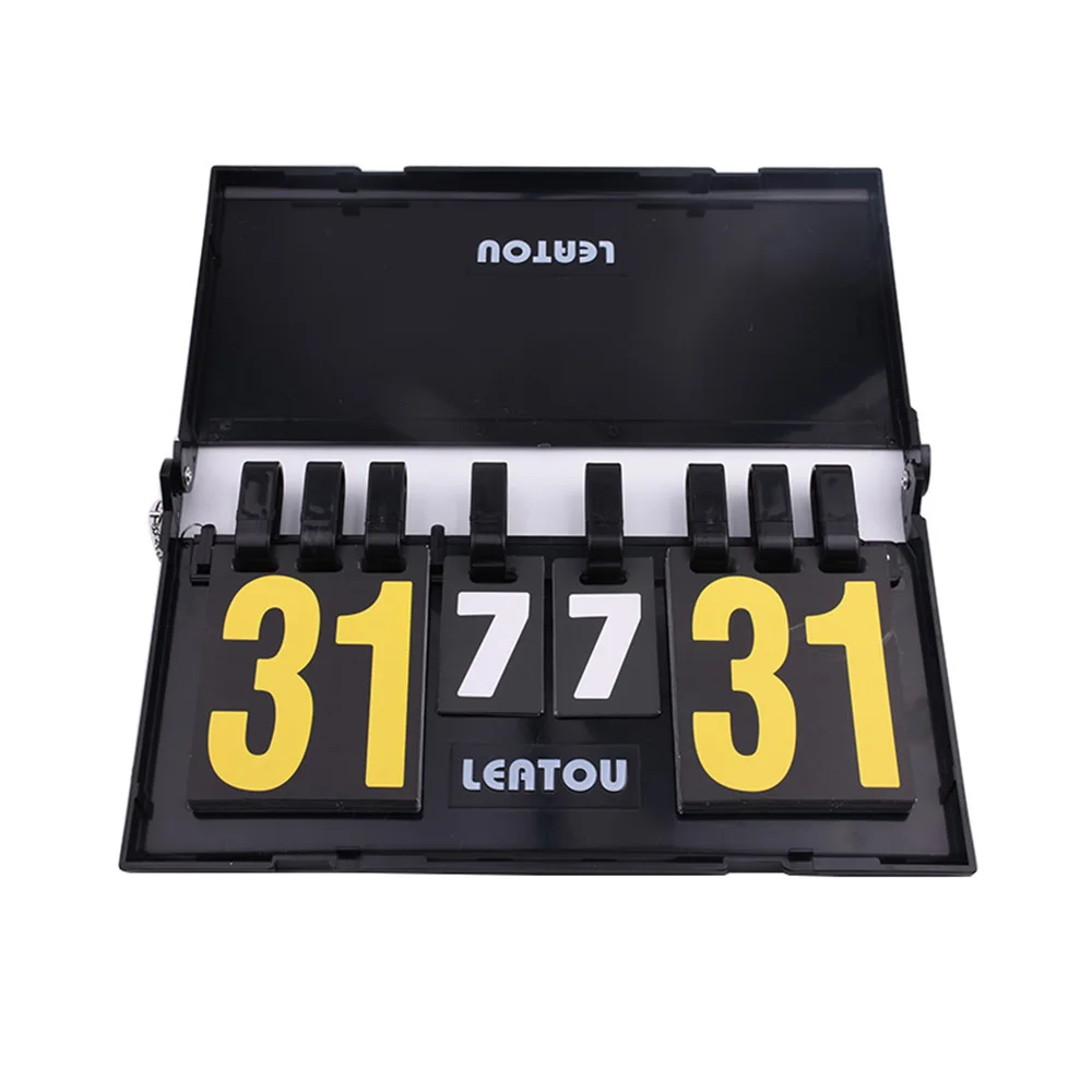 Portable Basketball Scoreboard Football Score Boards Volleyball Handball Table Tennis 4 digit Sports Score Board Gear Equipment