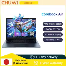 【¥68,788】CHUWI CoreBook Air 14インチ 薄型ノートPC Ryzen 5 6600H Win11 Pro【16GB/512GB USプラグ】 特別割引-アリエク特価アラート