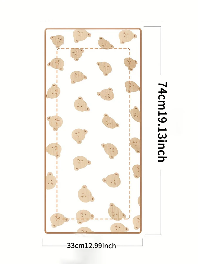Baby Stroller Pad, Double-Sided Use, Soft Cotton + 3D Bean Velvet, Universal Stroller Seat Cushion, Washable and Breathable Newborn Stroller Pad
