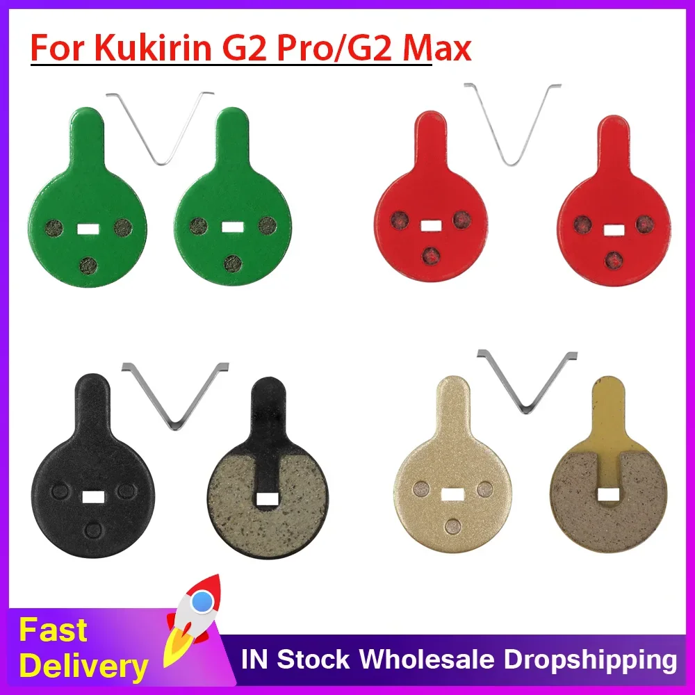 Pastillas de freno para KUGOO KIRIN KuKirin G2 Pro G2 Max, pastillas de freno de disco hidráulico, accesorios de pastillas de freno para patinete eléctrico