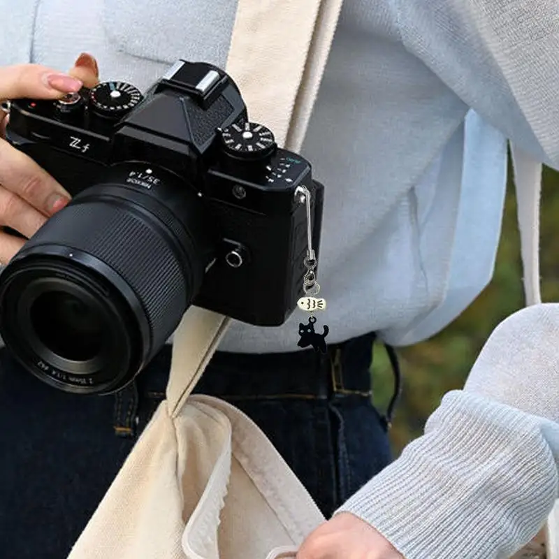 Черный кот, милый кулон для телефона, милый аниме-брелок, аксессуары, подвеска для телефона с котом для CCD-камеры, наушники, школьный портфель, кошельки