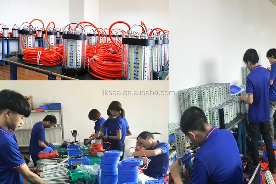 Luz de pesca subacuática, 500W, fabricación China