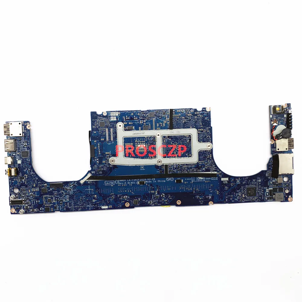 CN-0YYW9X 0YYW9X YYW9X For Dell XPS 15 9570 Laptop Motherboard DAM00 LA-F541P With SR3YY I7-8750H CPU GTX1050TI 4GB 100% Tested