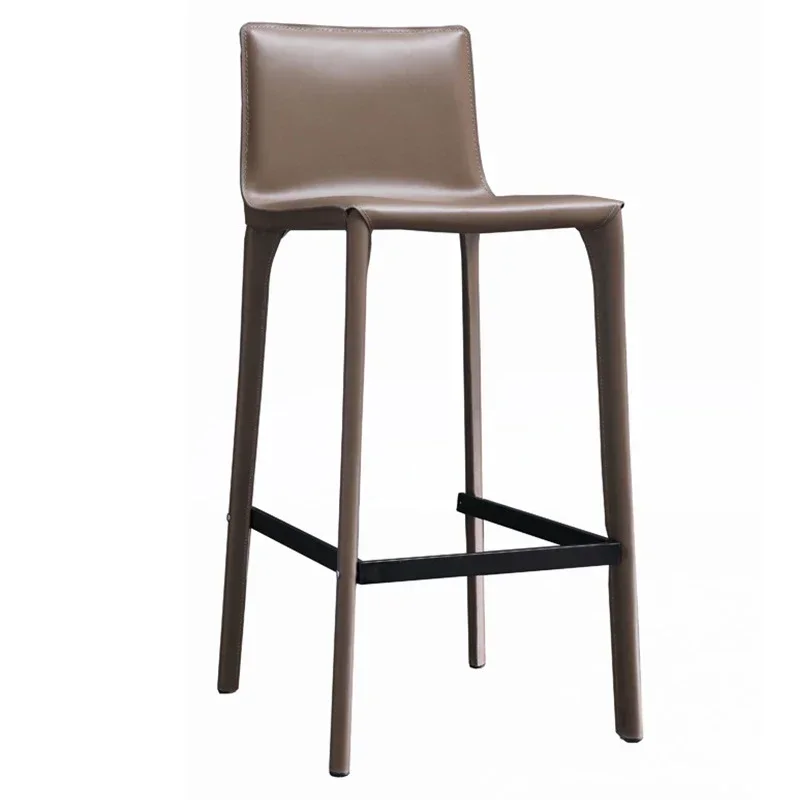 

Kitchen Stool Swivel Chair Counter Leather Upholstered Wood Barstool Height Stools