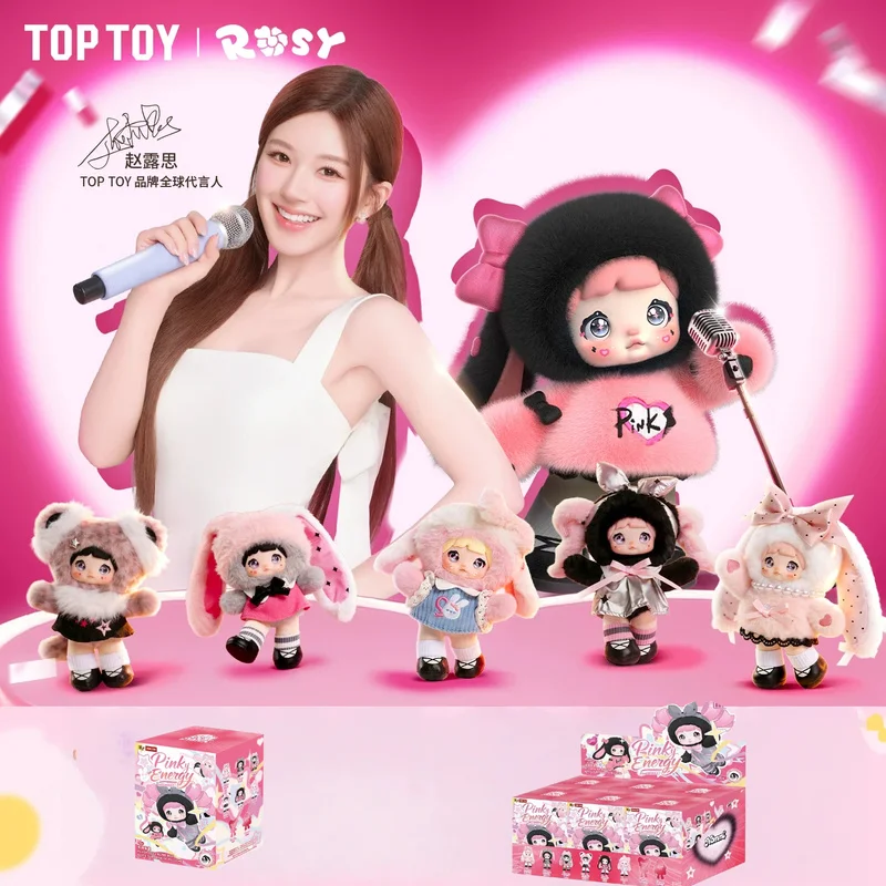 

Toptoy New Sticky Rice Pink Energy Vinyl Plush Blind Box Trendy Play Doll Ornament Cute Handmade Doll Girl Birthday Gift