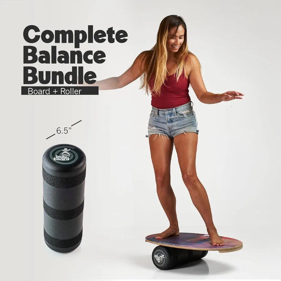 مدرب لوح التوازن الداخلي الأصلي لثبات القوة الأساسية والأداء الرياضي مثالي لركوب الأمواج والتزلج #3