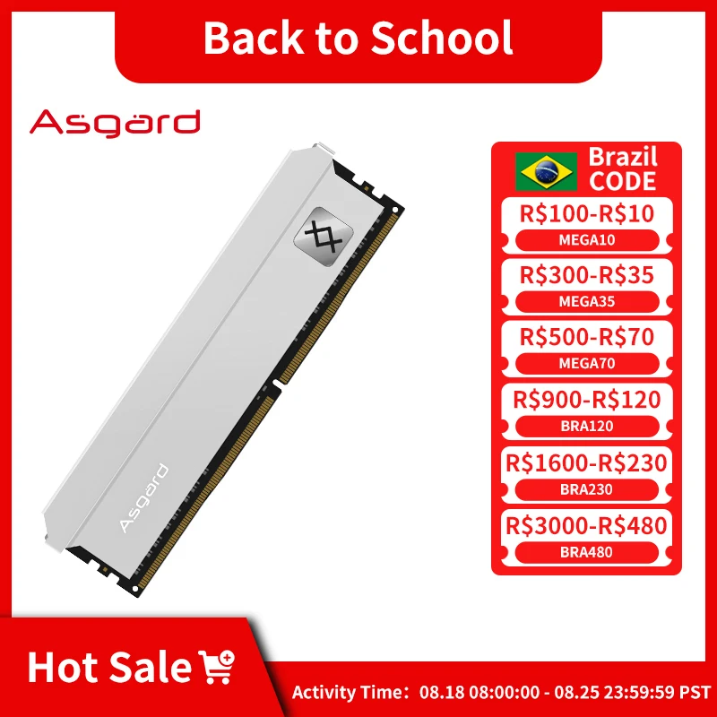 Asgard ddr4 16GB 3200MHz Ram memoriram Single memory module Freyr Series Memories ram kit Internal Memory Dual-channel Desktop