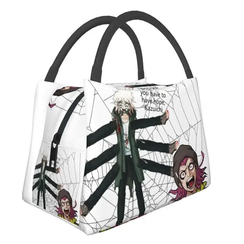 Nagito And Kazuichi Portable Lunch Box Women Waterproof Danganronpa Thermal Cooler Food Insulated  Bag Container