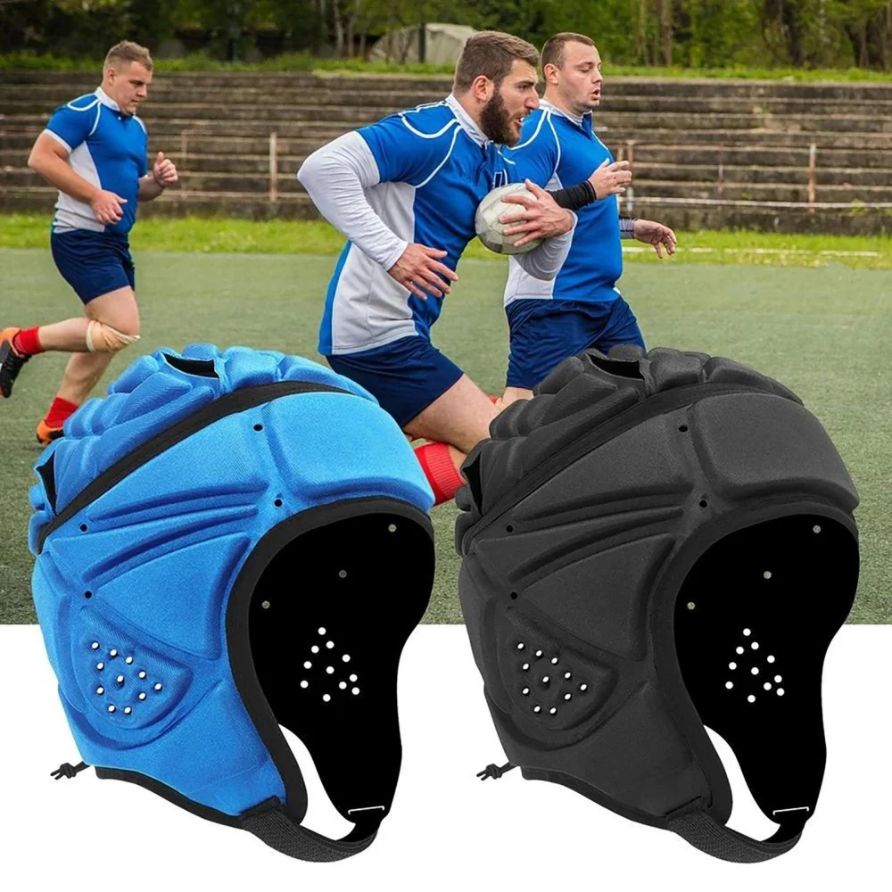 Rugby Football  Helmet Headguard Goalie Hat Cap Soft Protective Rugby Headguard Adult