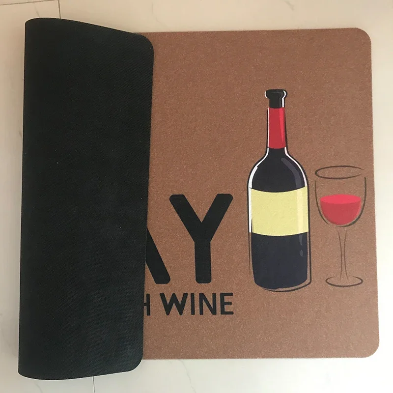 Personalized Doormat Funny Doormat Entrance Floor Mat Funny Door Mat Go Away Come Back With Wine Designed Non-slip Doormat image 3