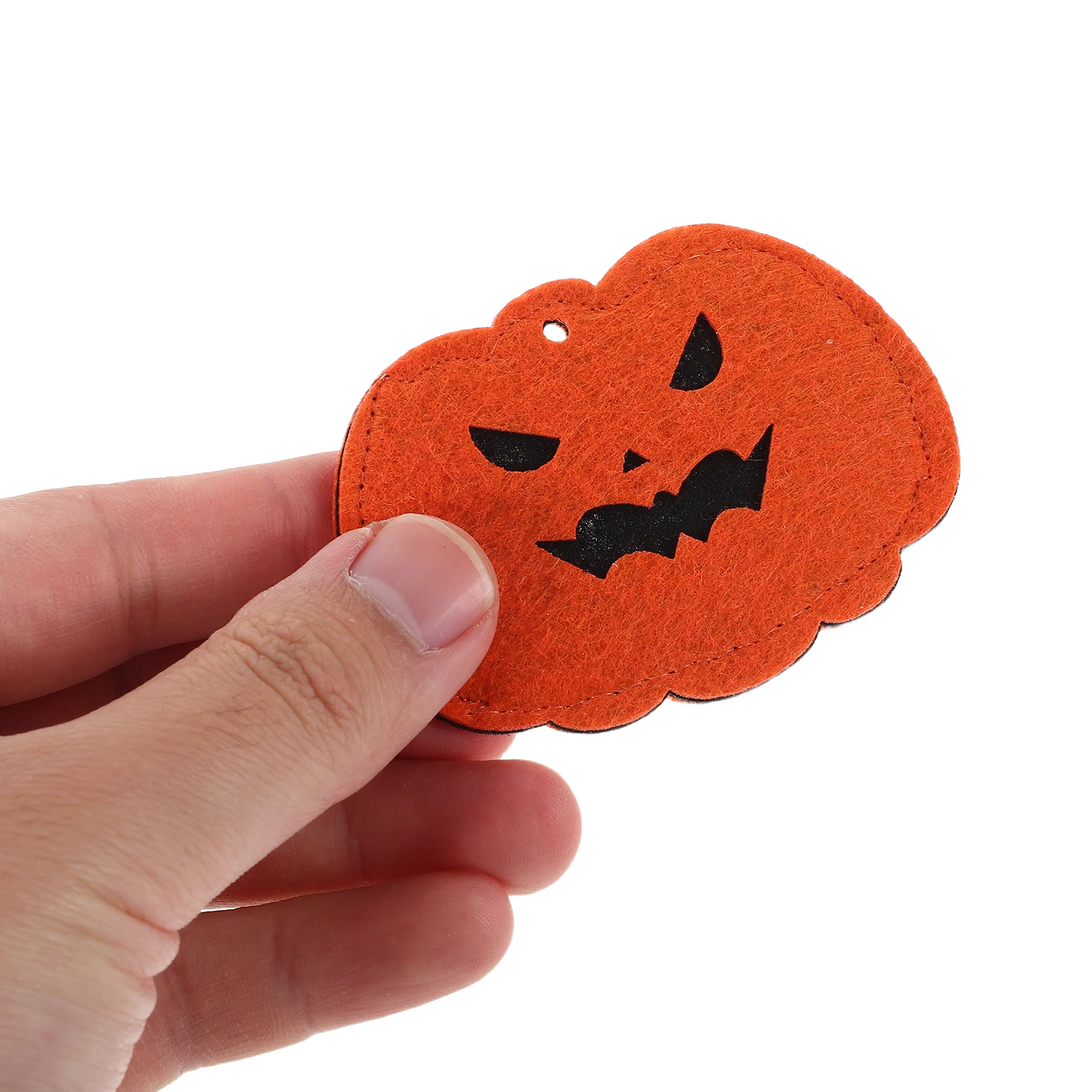 

24Pcs Halloween Felt Pumpkin Patches Unique DIY Accessories Party Home Decor Pumpkin Decorations Festive Atmosphere