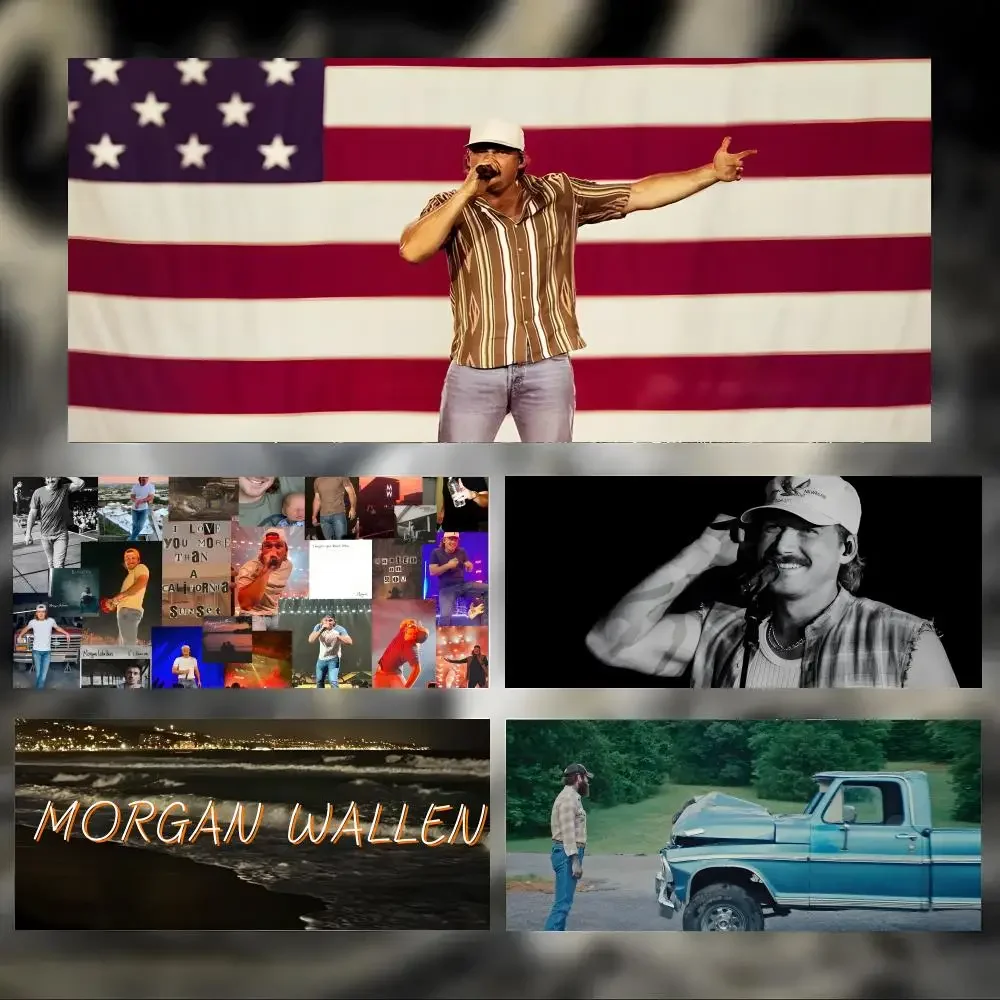 singer country M-Morgan Wallen Mouse Pad Large Thick Desk Pad Stitched Edges Gaming Mouse Mat for PC