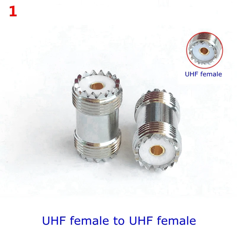 1Pcs SO239 UHF PL259 Male Female Mount Socket Connector SL16 UHF SO-239 PL-259 To N Type TNC UHF Adapter Coaxial Copper Brass RF