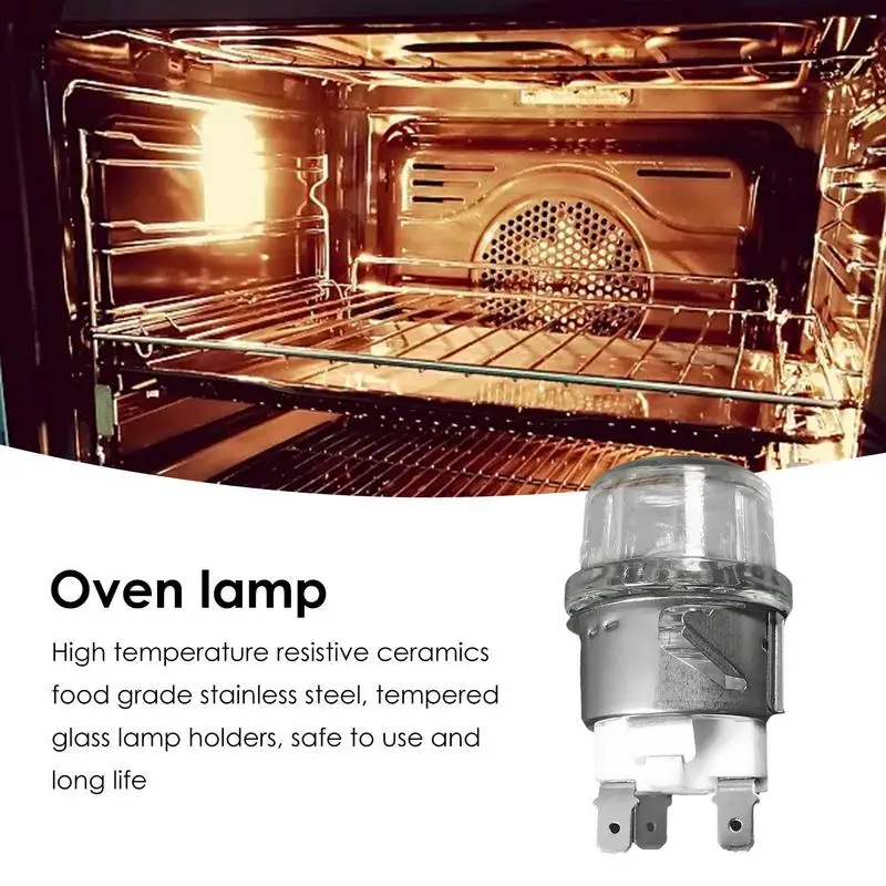 Lâmpada de forno G9 25W resistiva de alta temperatura 500 ℃   Para geladeiras forno de microondas luz 220v 110v g9 lâmpadas halógenas luz