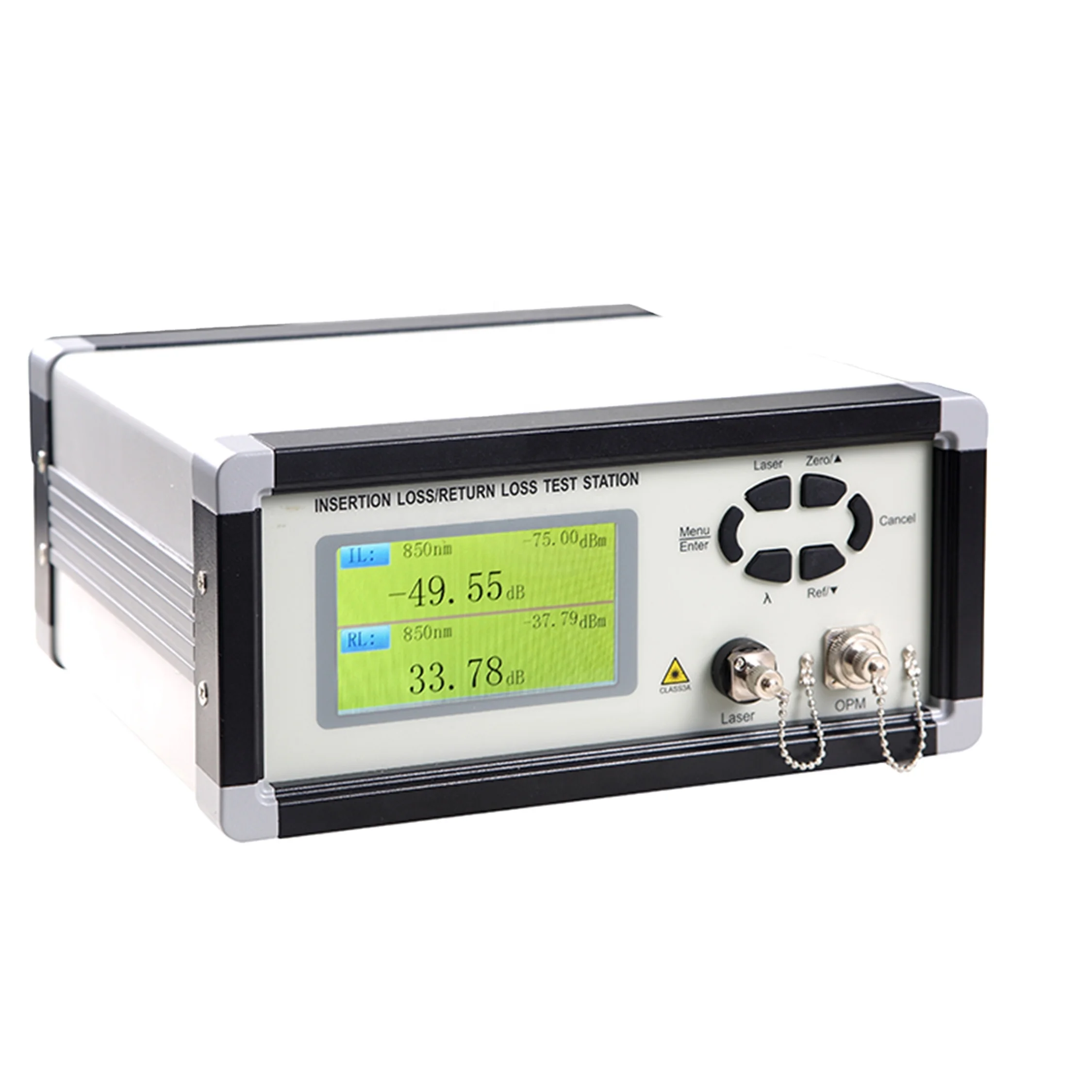 

Insertion Loss and Return Loss Test Station for Fiber Optic Patch Cord Production IL RL Tester