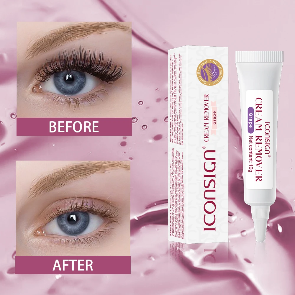 ICONSIGN Creme zur Wimpernverlängerung – 1 g |   5g |   10 g, Salon-exklusives Wimpernpflegeprodukt, geringe Reizung