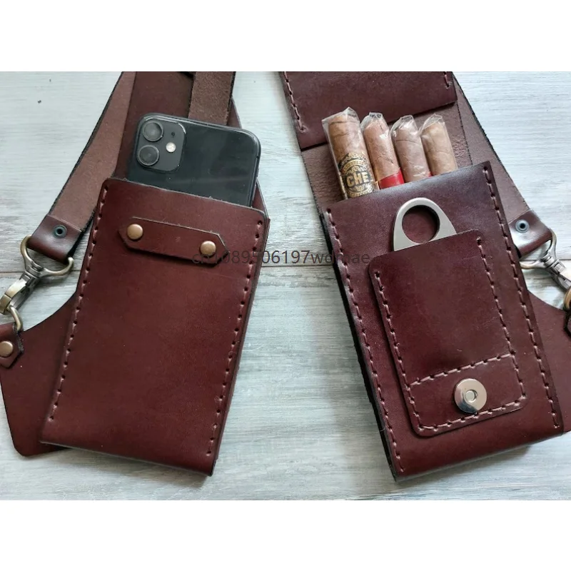 

Medieval Cosplay Artificial Leather Bag Adjustable Utility Shoulder Underarm Phone Case Wallet Pocket Pouch Men Women New