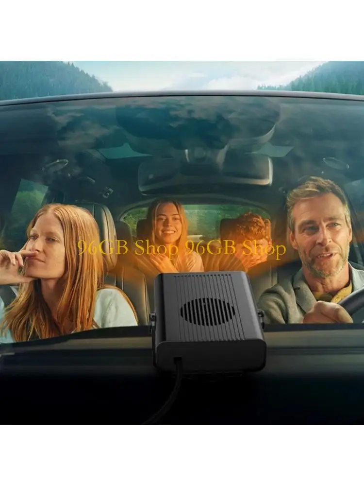 

96GB Car Heater 12V/120W Portable Heater Fan Windshield Defogger & Defroster Compact