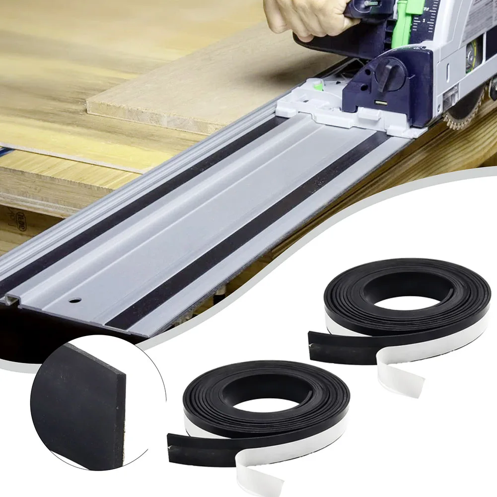 Guide Rail Splinter Guard Track, Saw Guide Rails, Outras ferramentas compatíveis, Fits Edge Rail, Qualquer comprimento, 3 m de comprimento, 2pcs