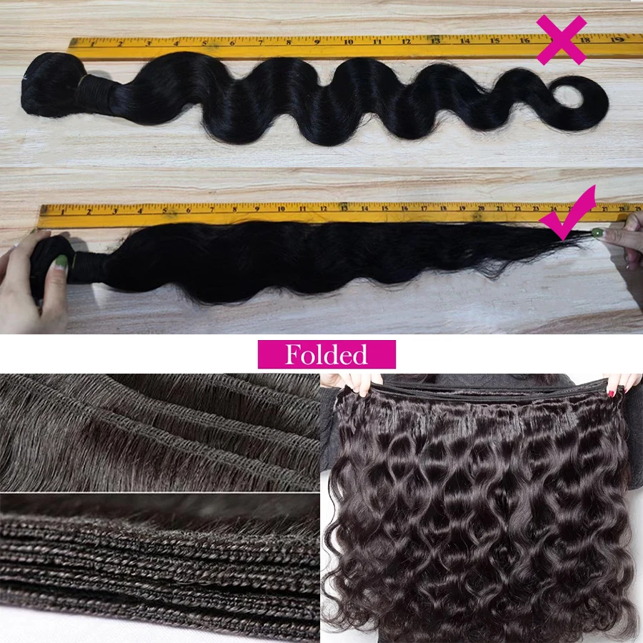 Mechones Body Wave 12A de cabello humano 100%, tejido de 12 a 32 pulgadas, extensiones brasileñas de cabello crudo 5