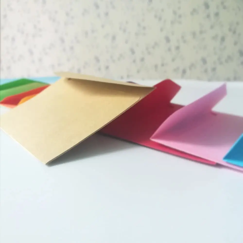 100 Pcs Mini Envelopes 10 Colors Gift Card Envelopes,Perfect Personalize Gift Cards, Wedding Envelopes or Birthday Party Cards