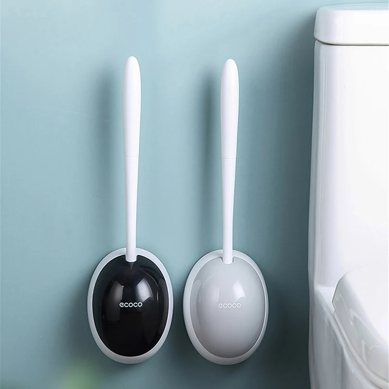 Guret Silikon Toiletten bürste für WC Zubehör abtropf bare Toiletten bürste Wand reinigungs werkzeuge Home Bad zubehör Sets