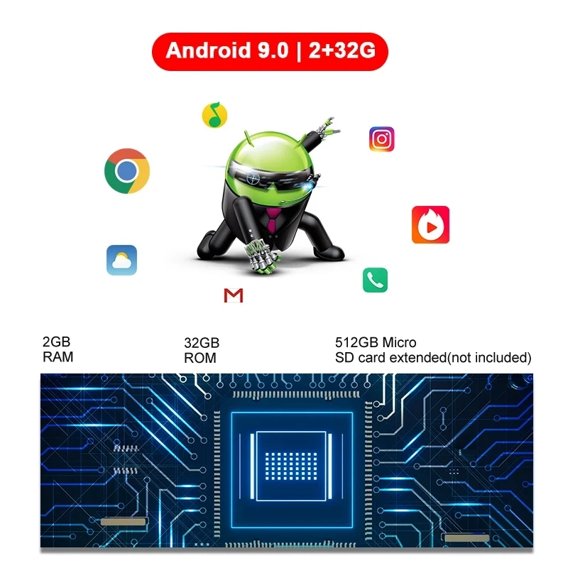 Upgraded versionAndroid 10.0 4 Channel 4G Car 360 Degree   System Mirror Dash Cam with GPS Navigation HD 720P Video Recorde view 6